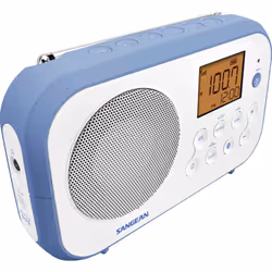 Sangean - PR-D12 bt Radio de table am, fm Bluetooth blanc, bleu V963013