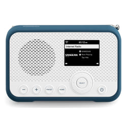 Sangean WFR-39 Portable Bleu, Blanc