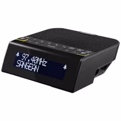Sangean DCR-90 BT Radio-réveil DAB+ FM Bluetooth fonction réveil noir