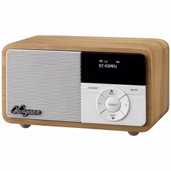 Radio de table - Sangean - DDR-7X - DAB+/FM - Bluetooth - Rechargeable en bois clair