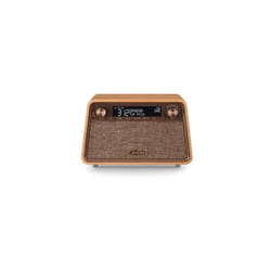 Sangean - Radio réveil vintage wr 201D dab+ fm rds Bluetooth aux Cerise Naturel