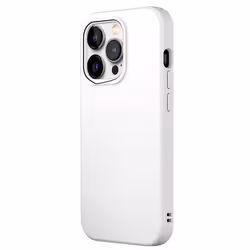 Coque - RHINOSHIELD - iPhone 14 Pro - Blanc - Résistante aux chutes - Silicone souple