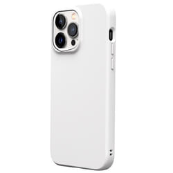 Coque - RHINOSHIELD - iPhone 14 Pro Max - Blanc - Résistante aux chutes - Silicone solide