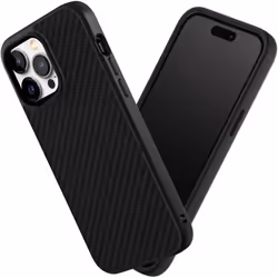 RhinoShield Coque pour [iPhone 15 Pro]  SolidSuit - Coque Fine avec Technologie dabsorption des Chocs - Carbone
