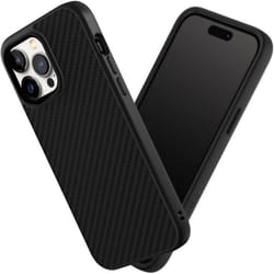 RhinoShield Coque pour [iPhone 15 Pro]  SolidSuit - Coque Fine avec Technologie dabsorption des Chocs - Carbone