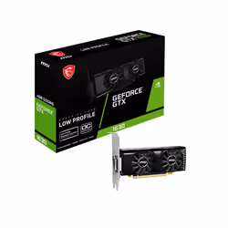 MSI GTX 1630 4GT LP OC, GeForce GTX 1630, 4 Go, GDDR6, 64 bit, 7680 x 4320 pixels, PCI Express 3.0