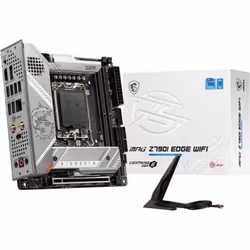 MSI MPG Z790I EDGE WIFI, Intel, LGA 1700, Intel® Celeron®, Intel® Pentium® Gold, LGA 1700, DDR5-SDRAM, 64 Go