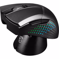 MSI CLUTCH GM51 LIGHTWEIGHT WIRELESS souris Droitier RF Wireless + Bluetooth + USB Type-C Optique 26000 DPI - Vue supplémentaire 4