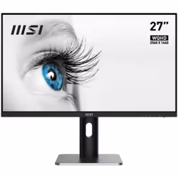 MSI Pro MP273QP écran plat de PC 27" Wide Quad HD LED Noir, Argent