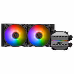 MSI MAG CORELIQUID M240, Refroidisseur de liquide tout-en-un, 24 cm, 78,73 cfm, Noir