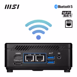 MSI Cubi 5 12M COMPACT PC I3-1215U BLK 0.66L sized PC Noir Intel SoC 4,4 GHz - Vue supplémentaire 6