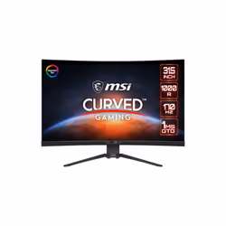 MSI MAG 325CQRFDE QD, 80 cm (31.5"), 2560 x 1440 pixels, Wide Quad HD, LCD, 1 ms, Noir