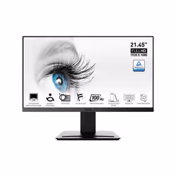 MSI Pro MP223, 54,5 cm (21.4"), 1920 x 1080 pixels, Full HD, LED, 1 ms, Noir
