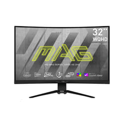 MSI MAG 325CQRXFDE écran plat de PC 31.5" Wide Quad HD Noir