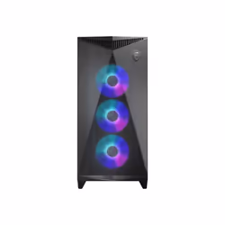 MSI MPG GUNGNIR 300R AIRFLOW, Midi Tower, PC, Noir, ATX, EATX, ITX, micro ATX, Jouer, Multicolore
