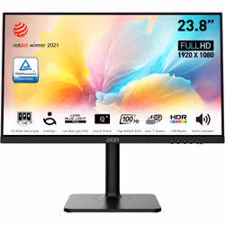 MSI Modern MD2412P, 60,5 cm (23.8"), 1920 x 1080 pixels, Full HD, LED, 1 ms, Noir