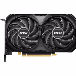 MSI VENTUS GeForce RTX 4060 Ti 2X BLACK 8G OC, GeForce RTX 4060 Ti, 8 Go, GDDR6, 128 bit, 7680 x 4320 pixels, PCI Express 4.0