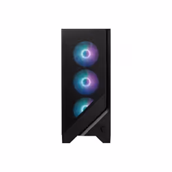 MSI MAG FORGE 320R AIRFLOW unité centrale Micro Tower Noir, Transparent