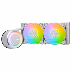 MSI MAG CORELIQUID E240 WHITE système de refroidissement d’ordinateur Carte-mère, Processeur Liquid cooling kit 12 cm Blanc