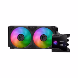 MSI MPG CORELIQUID D240, Kit de refroidissement du liquide, 77,4 cfm, Noir