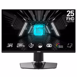 MSI G255PF E2, 62,2 cm (24.5"), 1920 x 1080 pixels, Full HD, LCD, 1 ms, Noir