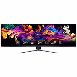 MSI MPG 491CQP QD-OLED, 124,5 cm (49"), 5120 x 1440 pixels, DQHD, QDOLED, Noir