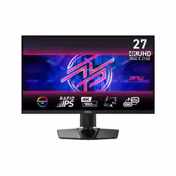 MSI MPG 274URF QD, 68,6 cm (27"), 3840 x 2160 pixels, 4K Ultra HD, QD-OLED, 0,5 ms, Noir