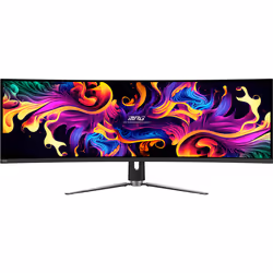 MSI MPG 491CQPDE QD-OLED écran plat de PC 49"  DQHD QDOLED Noir