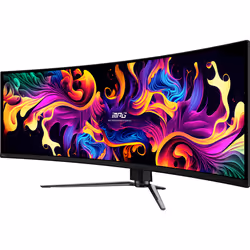 MSI MPG 491CQPDE QD-OLED écran plat de PC 49" DQHD QDOLED Noir - Vue supplémentaire 9
