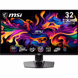 MSI MPG 321URX QD-OLED, 80 cm (31.5"), 3840 x 2160 pixels, 4K Ultra HD, QDOLED, 1 ms, Noir
