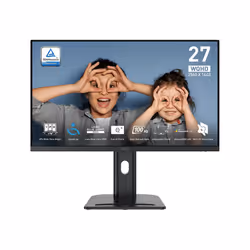 MSI PRO MP273QP E2, 68,6 cm (27"), 2560 x 1440 pixels, Wide Quad HD, LED, 1 ms, Noir