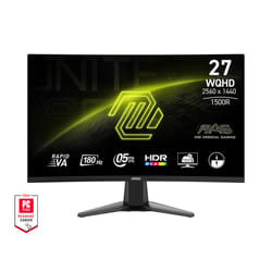 MSI MAG 27CQ6FDE écran plat de PC 68,6 cm (27") 2560 x 1440 pixels Wide Quad HD LED Noir