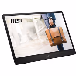 MSI PRO MP161 E2U téléviseur et moniteur portables Moniteur portable Noir 15.6" LED - Vue supplémentaire 9