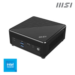 MSI Cubi N ADL S N100 BB barebone PC/ poste de travail 0.66L sized PC Noir Intel SoC 3,4 GHz