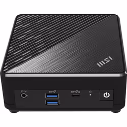 MSI Cubi N ADL S-078EU, Intel® N, N100, 4 Go, DDR4-SDRAM, 128 Go, Windows 11 Pro