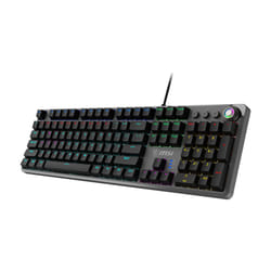 MSI FORGE GK310 RED FR clavier Jouer USB QWERTY Français Noir