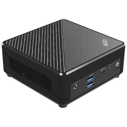 MSI Cubi N ADL S-098EU Intel® N N200 4 Go DDR4-SDRAM 128 Go SSD Windows 11 Pro Mini PC Noir