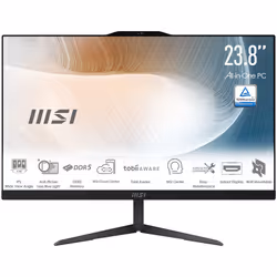 MSI Modern AM242 1M-1084FR Intel Core 3 100U 23.8" 8Go 512Go SSD Win11 Pro Noir