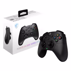 MSI FORCE GC300 WIRELESS Noir USB 2.0 Manette de jeu Analogique PC - Vue supplémentaire 5
