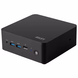 MSI Cubi NUC 1M-024BEU, 0.84L sized PC, Mini PC type barebone, Intel SoC, DDR5-SDRAM, M.2, 120 W