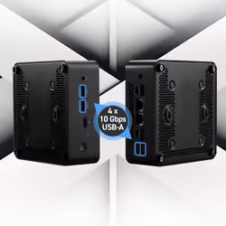 MSI Cubi NUC 1M i5 120U BB 0.84L sized PC Noir Intel SoC - Vue supplémentaire 4