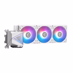 MSI MAG CORELIQUID I360 WHITE, Refroidisseur de liquide tout-en-un, 12 cm, Blanc