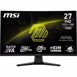 MSI MAG 274CXF, 68,6 cm (27"), 1920 x 1080 pixels, Full HD, 0,5 ms, Noir