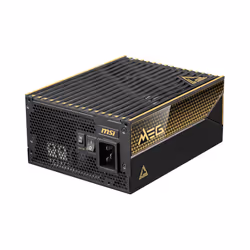 MSI MEG Ai1600T PCIE5, 1600 W, 100 - 240 V, Actif, 120 W, 1600 W, 120 W