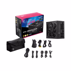 MSI MPG A850GS PCIE5 unité d'alimentation d'énergie 850 W 24-pin ATX ATX Noir - Vue supplémentaire 4