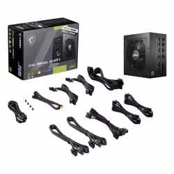 MSI MAG A850GL PCIE5 II unité d'alimentation d'énergie 850 W 20+4 pin ATX ATX Noir - Vue supplémentaire 4