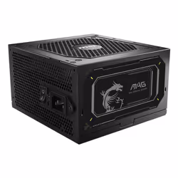 MSI MAG A750GL PCIE5 II, 750 W, 100 - 240 V, 47 - 63 Hz, Actif, 110 W, 744 W