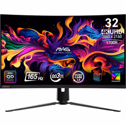 MSI MAG 321CUP QD-OLED écran plat de PC 80 cm (31.5") 3840 x 2160 pixels 4K Ultra HD Noir