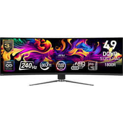 MSI MPG 491CQPXDE QD-OLED 49" 5120 x 1440 pixels Dual QHD Noir