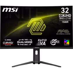 MSI MAG 321CUPDF, 80 cm (31.5"), 3840 x 2160 pixels, 4K Ultra HD, LCD, 0,5 ms, Noir